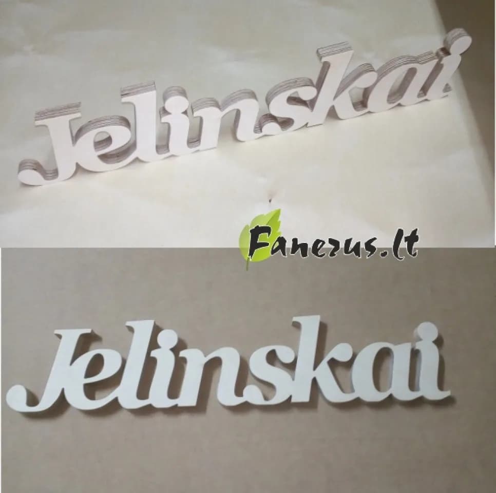 Žodžiai iš faneros