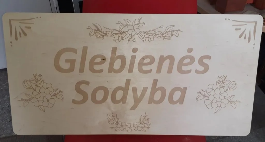 iškabų gamyba
