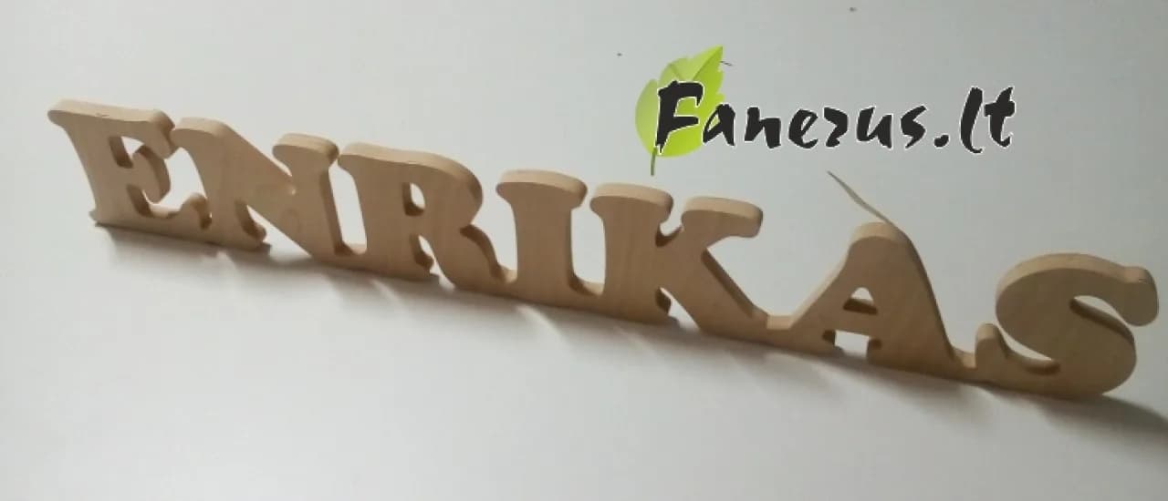 Žodžiai iš faneros
